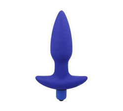 Corked 02 Silicone Anal Plug Waterproof Blue Medium